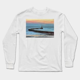 Roker Pier and Lighthouse Sunderland Long Sleeve T-Shirt